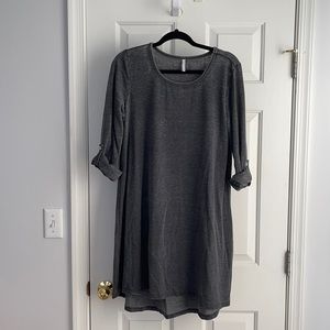 Z Supply gray long sleeve dress